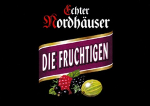 Echter Nordhäuser DIE FRUCHTIGEN Logo (DPMA, 16.12.2008)