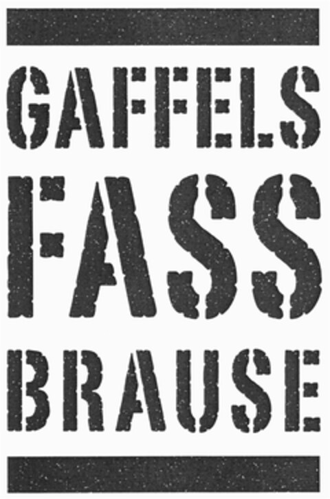 GAFFELS FASS BRAUSE Logo (DPMA, 20.01.2010)