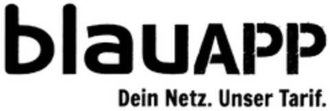 blauAPP Dein Netz. Unser Tarif. Logo (DPMA, 14.09.2011)