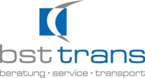bst trans beratung · service · transport Logo (DPMA, 10/15/2014)