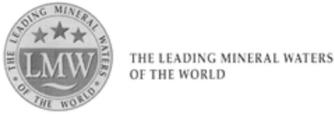 LMW THE LEADING MINERAL WATERS OF THE WORLD Logo (DPMA, 30.10.2014)
