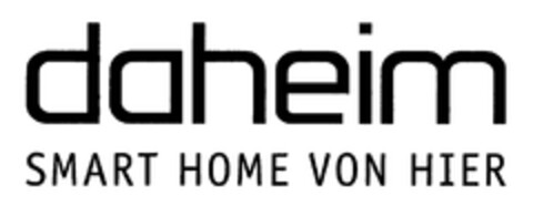 daheim smart home von hier Logo (DPMA, 03/02/2015)