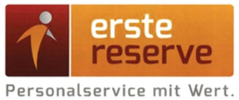 erste reserve Personalservice mit Wert. Logo (DPMA, 08/20/2015)
