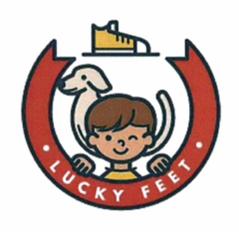 · LUCKY FEET · Logo (DPMA, 17.08.2017)