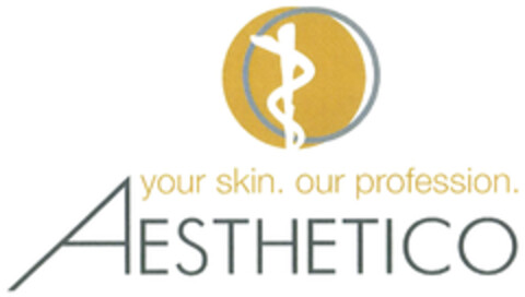 AESTHETICO your skin. our profession. Logo (DPMA, 27.10.2018)
