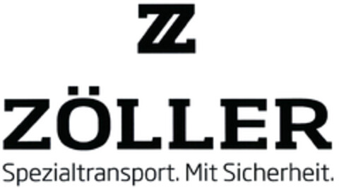 ZÖLLER Spezialtransport. Mit Sicherheit. Logo (DPMA, 03.05.2019)