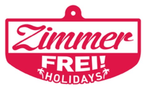 Zimmer FREI HOLIDAYS Logo (DPMA, 11.07.2019)