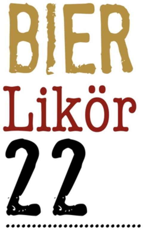 BIER Likör 22 Logo (DPMA, 01.09.2020)