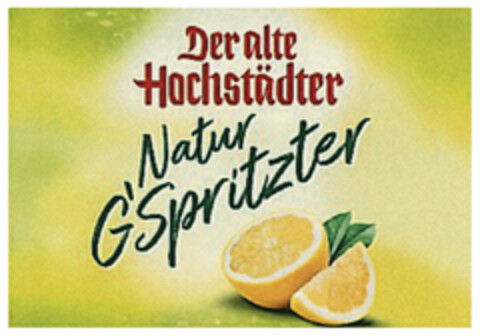 Der alte Hochstädter Natur G'Spritzter Logo (DPMA, 29.06.2023)