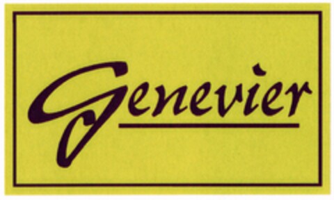 Genevier Logo (DPMA, 21.03.2006)