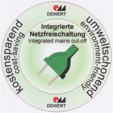 DEWERT Integrierte Netzfreischaltung Logo (DPMA, 07.04.2007)