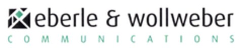 eberle & wollweber COMMUNICATIONS Logo (DPMA, 23.08.2007)