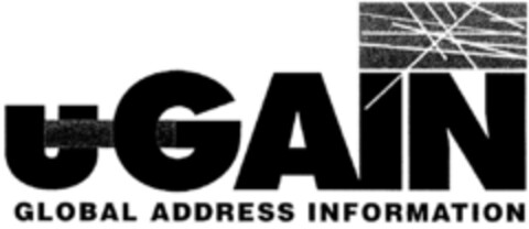 UGAIN GLOBAL ADDRESS INFORMATION Logo (DPMA, 02/28/1996)