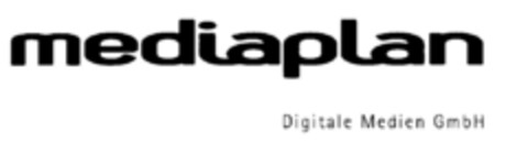 mediaplan Digitale Medien GmbH Logo (DPMA, 05.02.1998)