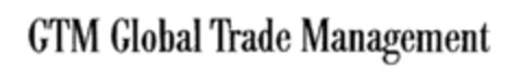 GTM Global Trade Management Logo (DPMA, 12.09.1998)