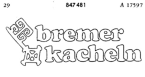 bremer kacheln Logo (DPMA, 28.01.1967)