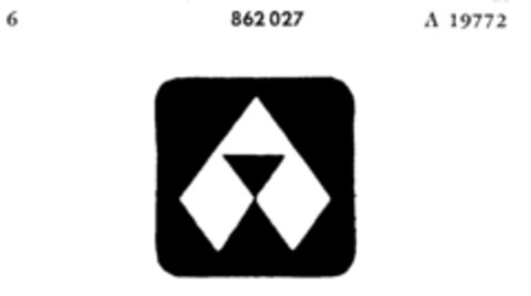 862027 Logo (DPMA, 11/23/1968)