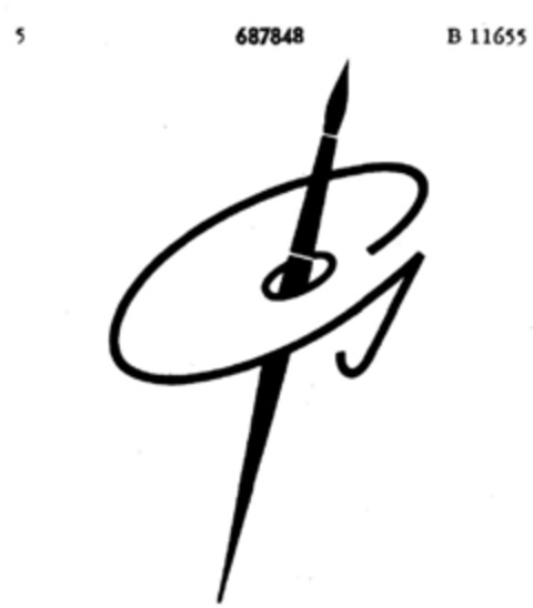 687848 Logo (DPMA, 17.03.1955)