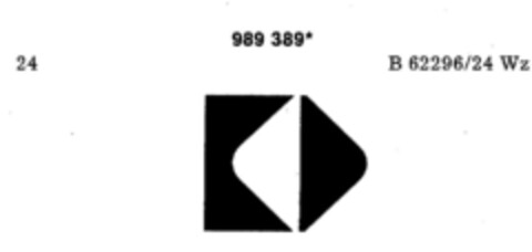 989389 Logo (DPMA, 17.03.1979)