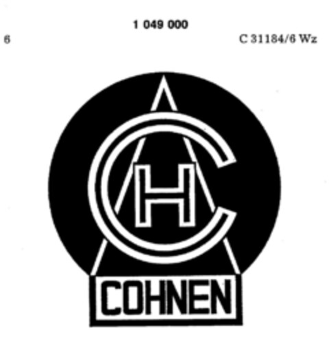 C H COHNEN Logo (DPMA, 21.05.1982)