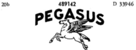 PEGASUS Logo (DPMA, 29.06.1935)