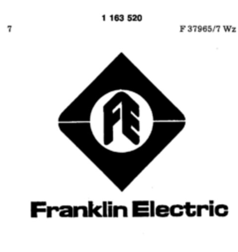 Franklin Electric Logo (DPMA, 28.09.1989)