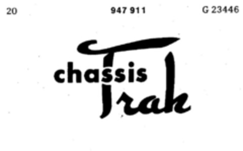 chassis Trak Logo (DPMA, 05.10.1974)