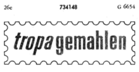 tropa gemahlen Logo (DPMA, 24.11.1956)