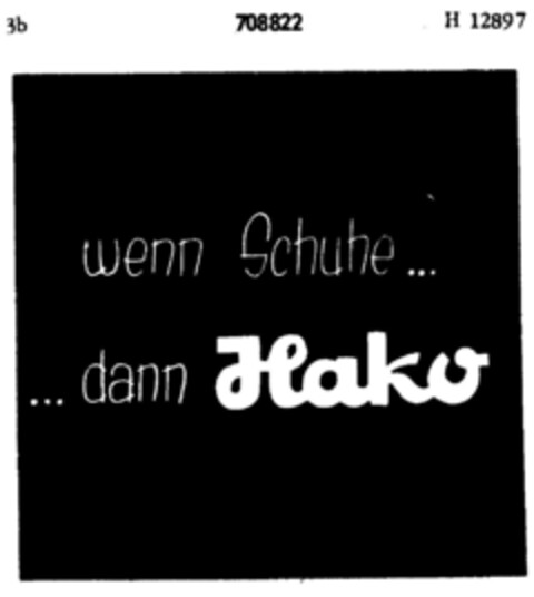 wenn Schuhe ... dann Hako Logo (DPMA, 03/01/1957)