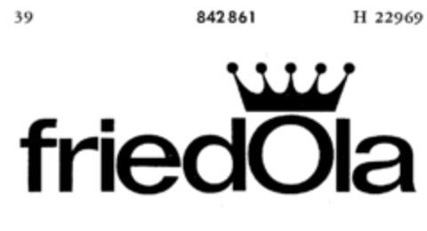friedOla Logo (DPMA, 03/18/1963)