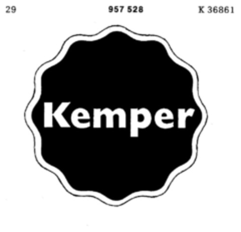 Kemper Logo (DPMA, 10/11/1975)