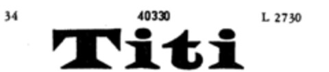 Titi Logo (DPMA, 20.04.1899)