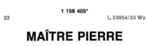 MAITRE PIERRE Logo (DPMA, 02.01.1990)
