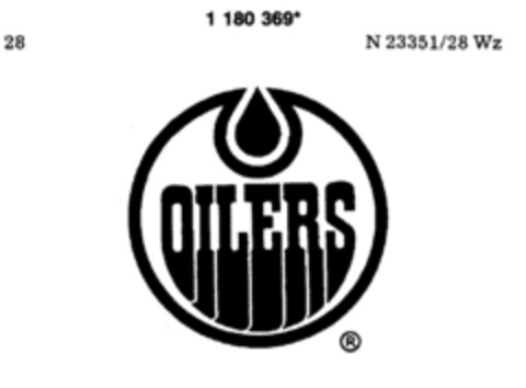 OILERS Logo (DPMA, 01.08.1990)