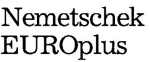 Nemetschek EUROplus Logo (DPMA, 11/30/1993)