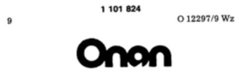 Onan Logo (DPMA, 02.11.1985)