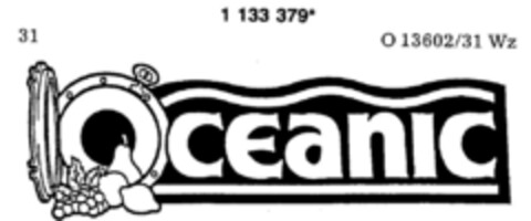 ocEanic Logo (DPMA, 11/19/1988)