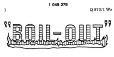 BOIL-OUT Logo (DPMA, 11/16/1981)