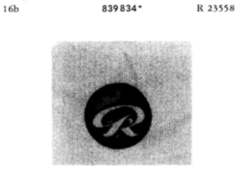 R Logo (DPMA, 27.07.1967)