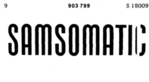SAMSOMATIC Logo (DPMA, 15.10.1965)
