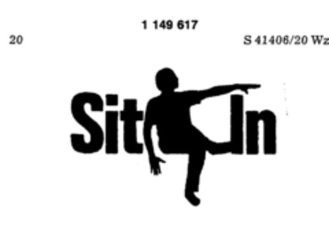 Sit In Logo (DPMA, 01/31/1985)