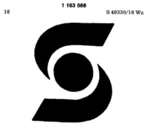 S Logo (DPMA, 11/02/1989)