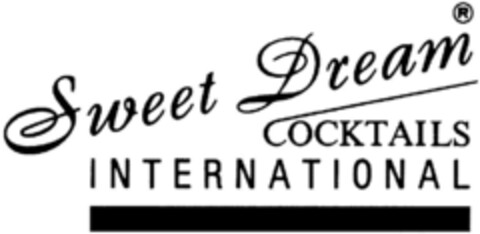 SWEET DREAM COCKTAILS INTERNATIONAL Logo (DPMA, 24.09.1991)