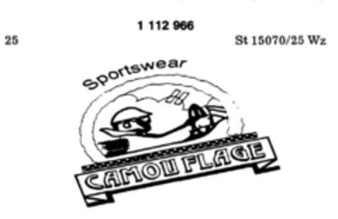 Sportswear CAMOUFLAGE Logo (DPMA, 02.03.1987)