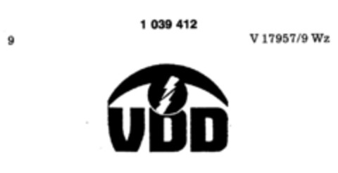 VDD Logo (DPMA, 21.04.1982)