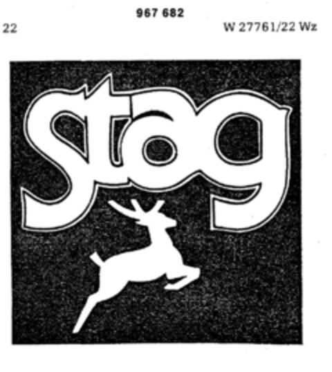 Stag Logo (DPMA, 15.04.1977)