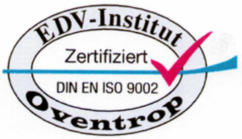 Oventrop EDV-Institut Zertifiziert Logo (DPMA, 05/31/2000)