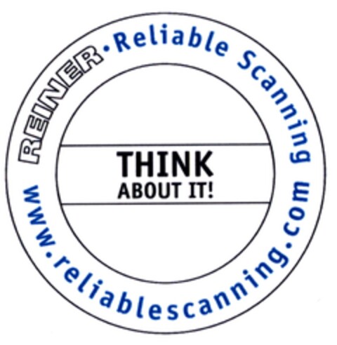 REINER Reliable Scanning Logo (DPMA, 31.07.2008)