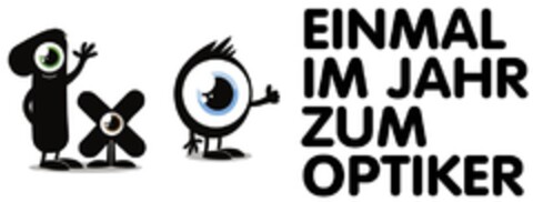 EINMAL IM JAHR ZUM OPTIKER Logo (DPMA, 19.10.2012)