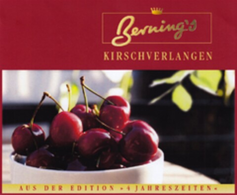 Berning's KIRSCHVERLANGEN Logo (DPMA, 28.06.2012)